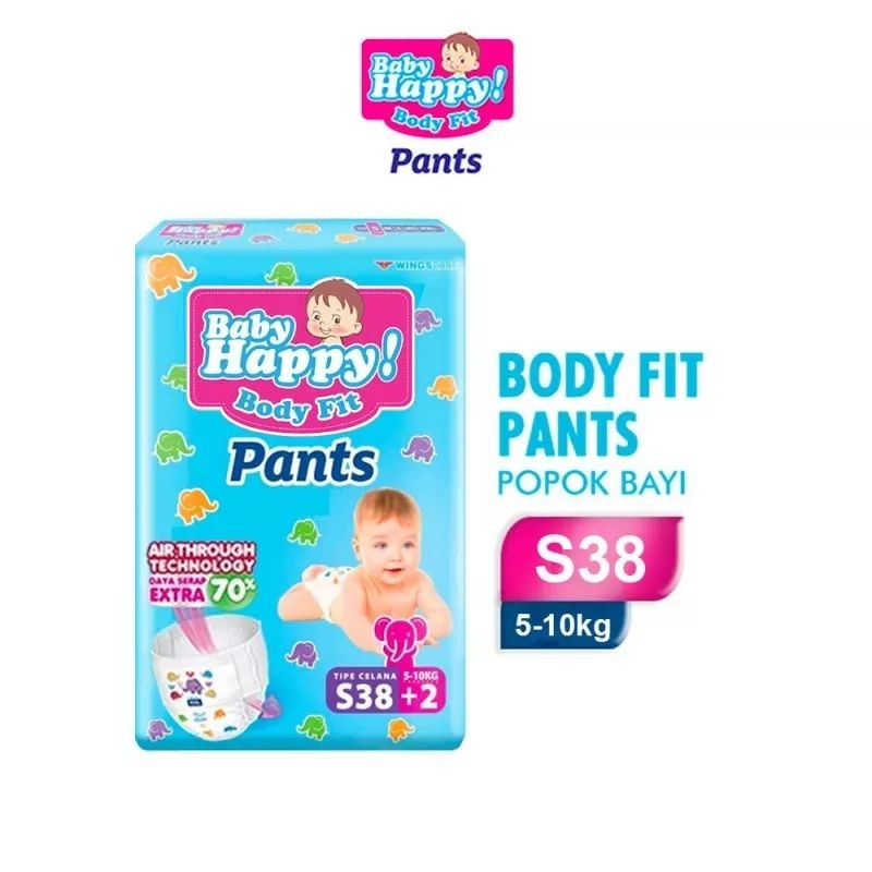 Baby Happy Pampers Pant S38