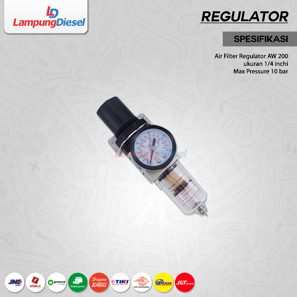 Regulator Filter Kompresor Angin AW 2000