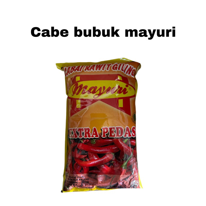 cabe bubuk mayuri / cabe tabur / lada bubuk / pedes bubuk