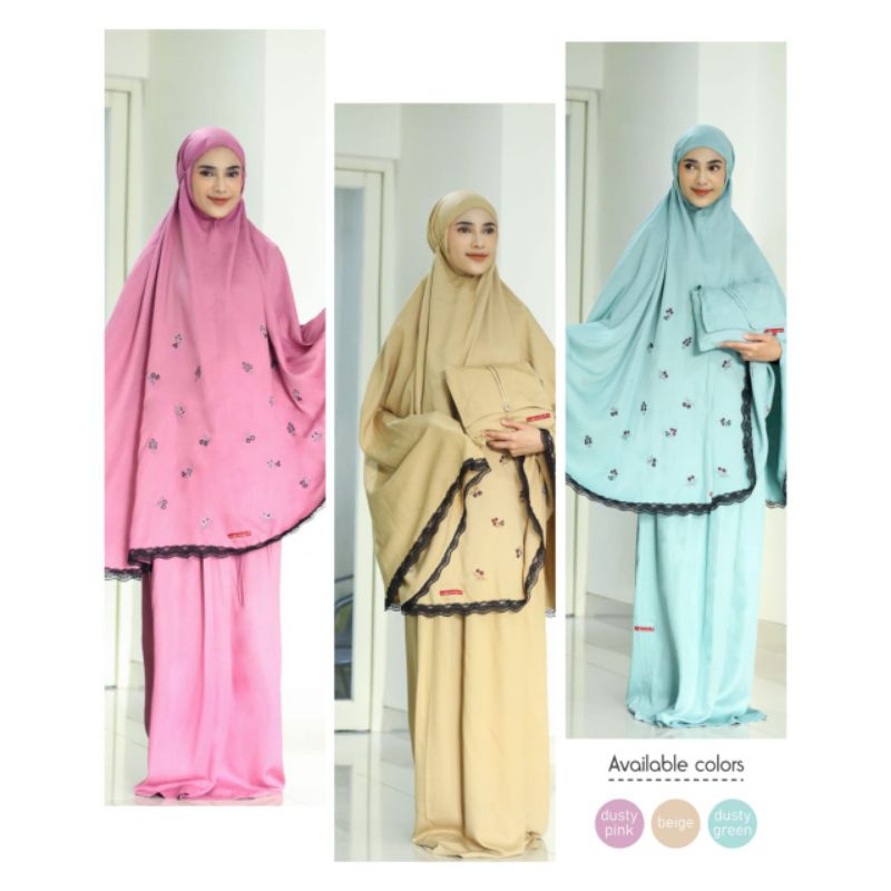 [Dannis Surabaya Online]Sale Mukena rayon Dannis collection M230502