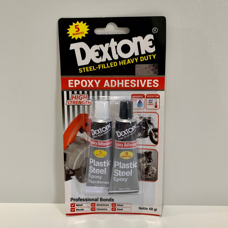 

Lem Besi Dextone / Epoxy Adhesives 5 menit 8 gr Original