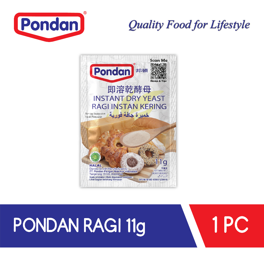 

Pondan Ragi Instant 11g