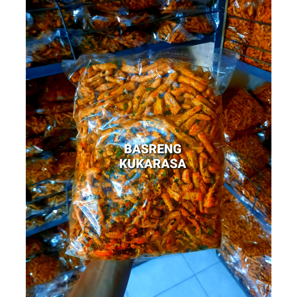 

250 gram Basreng extra pedas daun jeruk (kukarasa snack)