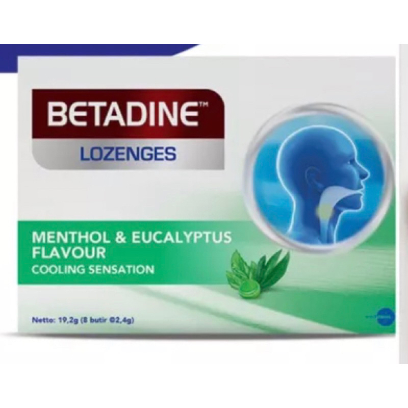 Betadine Lozenges Permen pelega tenggorokan