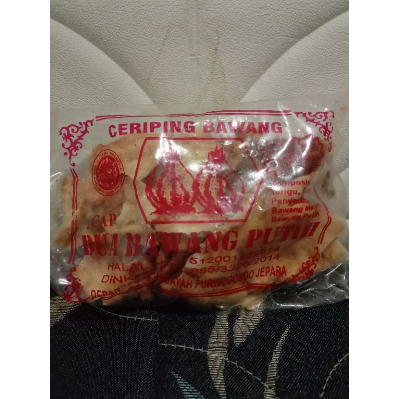 

(TERLARIS) Kerupuk Bawang Khas Jepara Cap Dua Bawang Putih - Keripik Ceriping Bawang Jepara