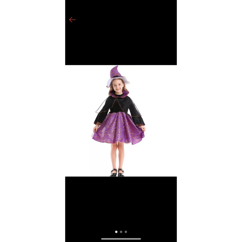 witch costume girl | kostum penyihir anak | kostum nenek sihir