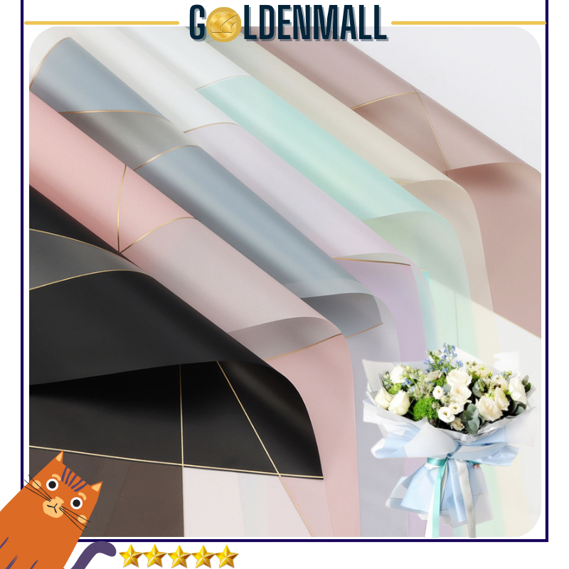 

Kertas Bunga Cellophane Paper Flower Wrap Motif Garis Abstrak Buket Waterproof 6063