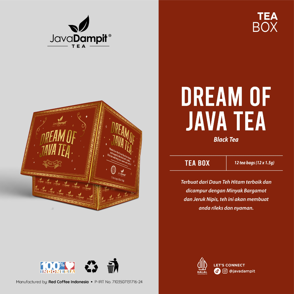 

DREAM OF JAVA TEA / TEA BOX