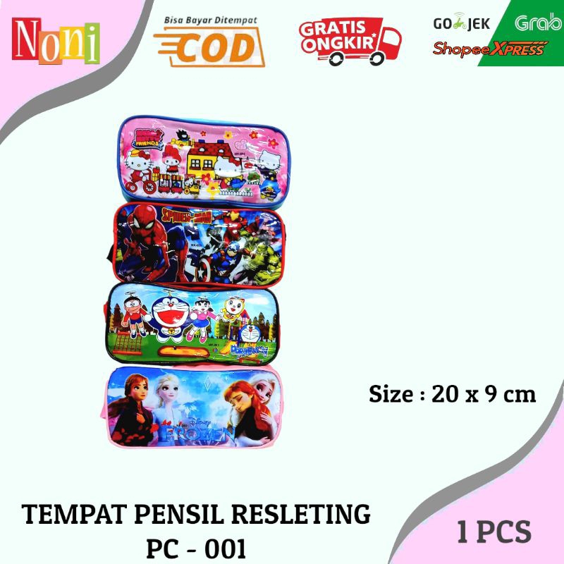 

pc001Pencil Case / Tempat Pensil kain Resleting Hello kitty pony lol doraemon