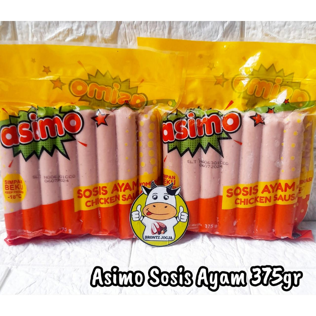 

ASIMO SOSIS AYAM 375 GR - FROZEN FOOD - BRONTZ JOGJA