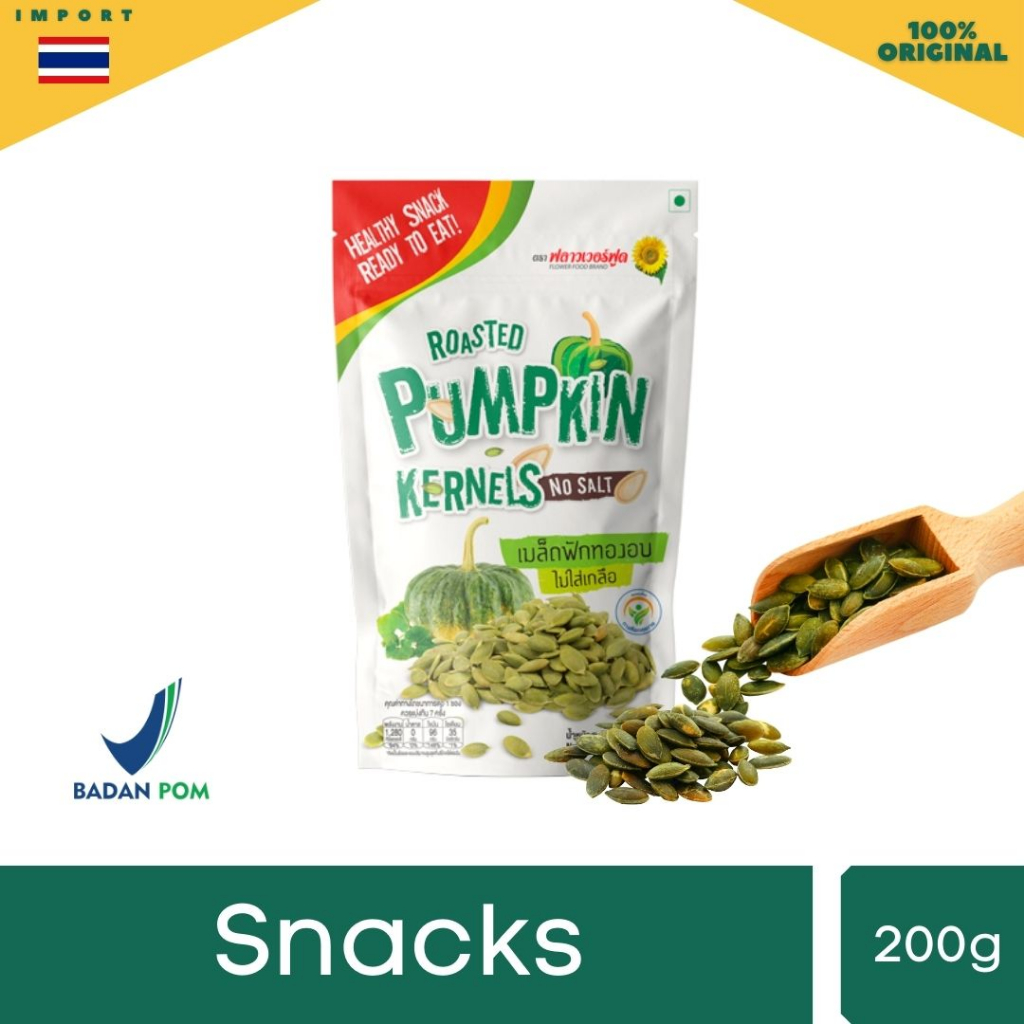

Flower Food Snacks Biji Labu Panggang