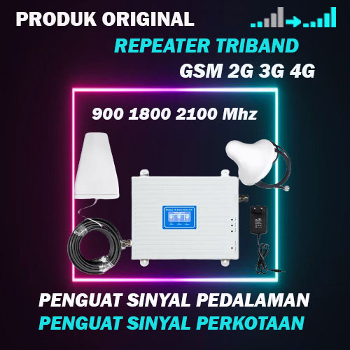 TRI BAND PENANGKAP SINYAL HP EDC MODEM WIFI ANTENA BOOSTER AMPLIFIER SIGNAL LTE 4G 3G 2G
