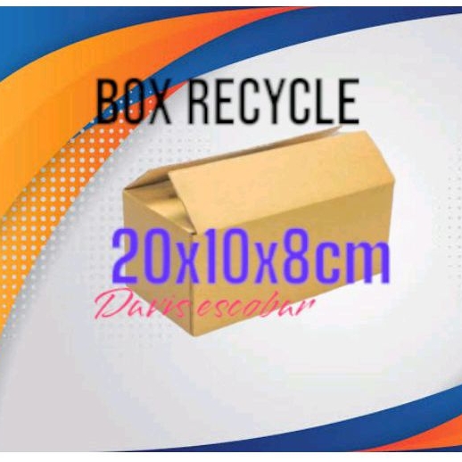 

Box packing recycle 20x10x8cm kardus packing souvenis murmer