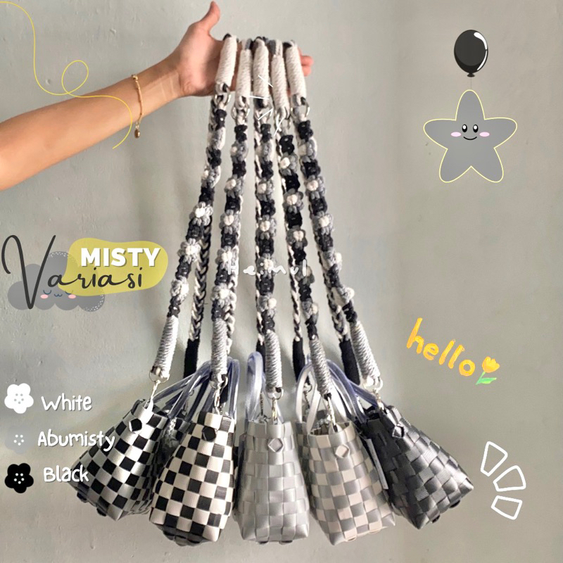 Misty•Tas Catur Macrame ~ Tas Anyaman ~ Tas Catur