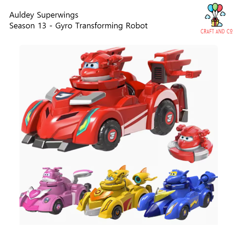 Auldey Superwings Gyro Spinning car Jett /Dizzy/Jerome/Goldenboy
