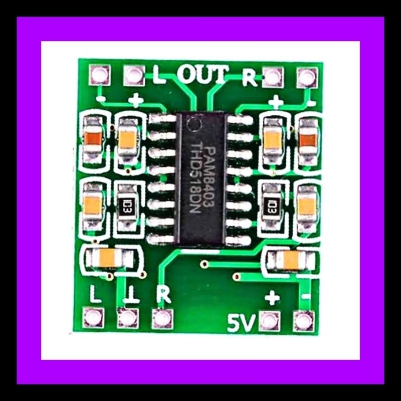 PAM 8403 , Amplifier mini 5v stereo