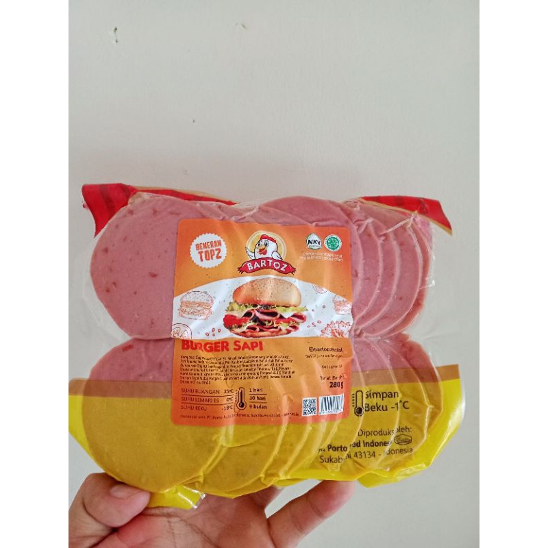 

Burger Sapi Bartos isi 20Pcs