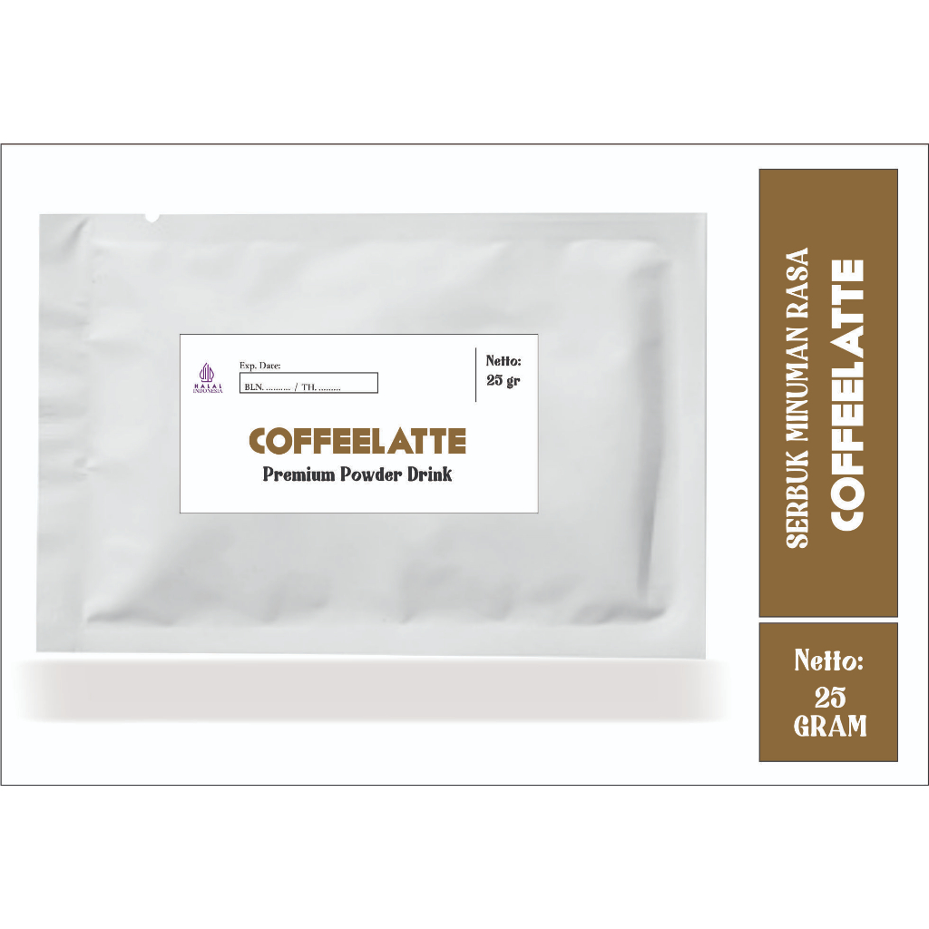 

POWDER COFFEE LATTE Sachet 25 Gram (Minimal Order 10 Sachet)