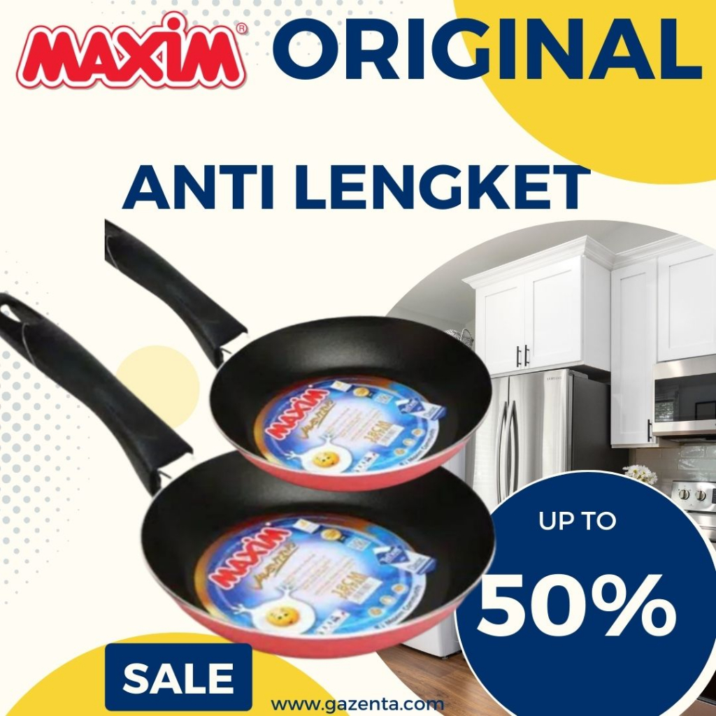 MAXIM TEFLON ANTI LENGKET ORIGINAL TERMURAH PENGGORENGAN ANTI LENGKET TEFLON MAXIM ORIGINAL TEFLON M