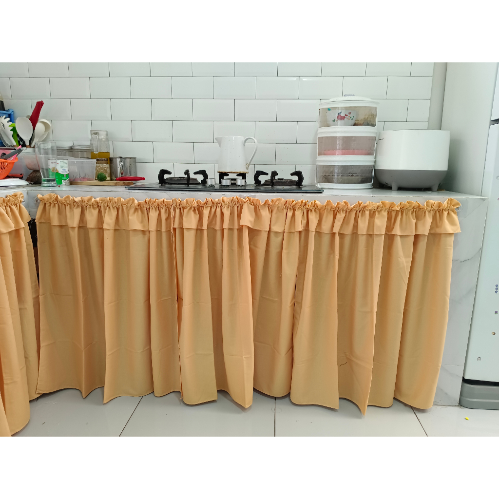 Gorden Kolong Dapur Polos