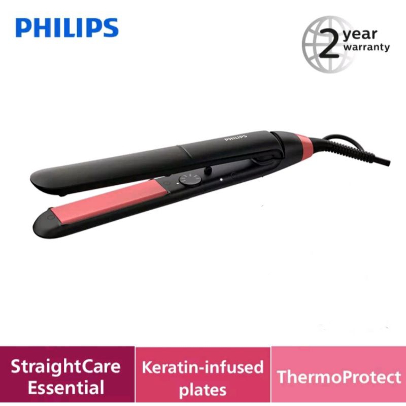 Philips Hair Straightener BHS376 - Catokan Pelurus Rambut Keratin Phillips Thermo Protec