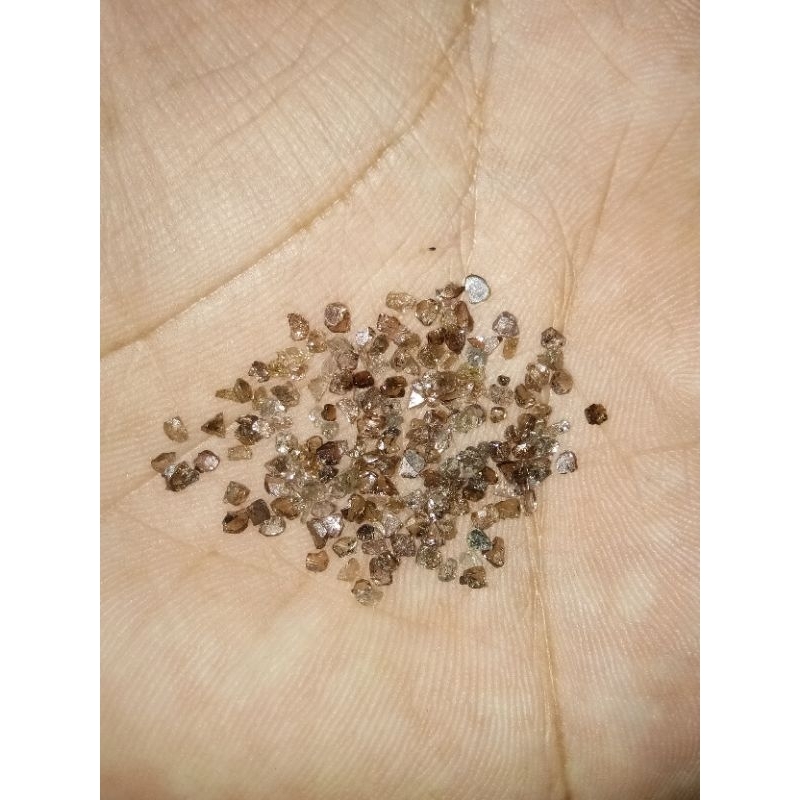 NATURAL INTAN MENTAH / INTAN LANTAKAN / BERLIAN BAHAN ASLI100%