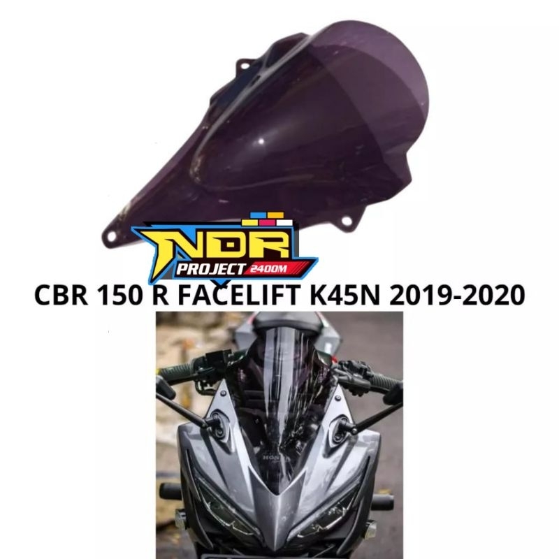 Visor Cbr 150r Facelift K45N 2019-2020 Windshield Cbr 150r K45N