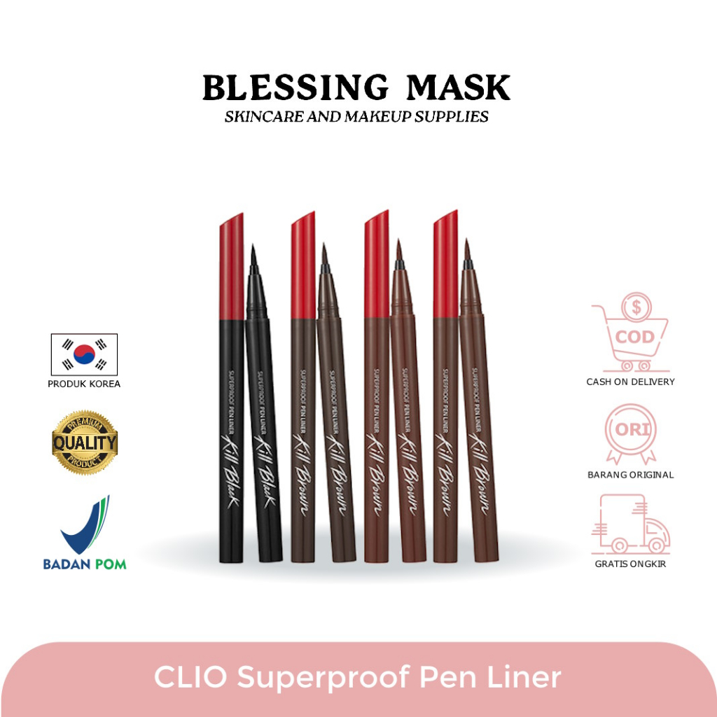 CLIO Superproof Pen Liner | EYELINER | PENCIL LINER