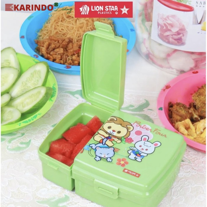 KOTAK MAKAN LUNCH SANDWICH BOX ROTI SEKAT LION STAR SB-49 FOLLY BOX 02