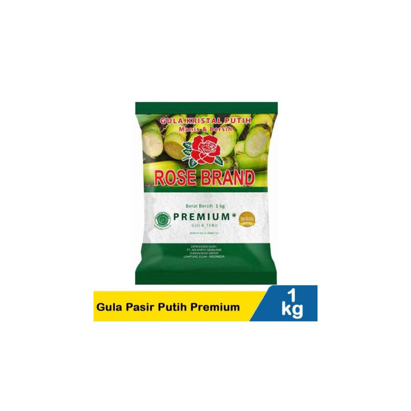 

Rose Brand Gula Pasir Putih/Kuning 1kg
