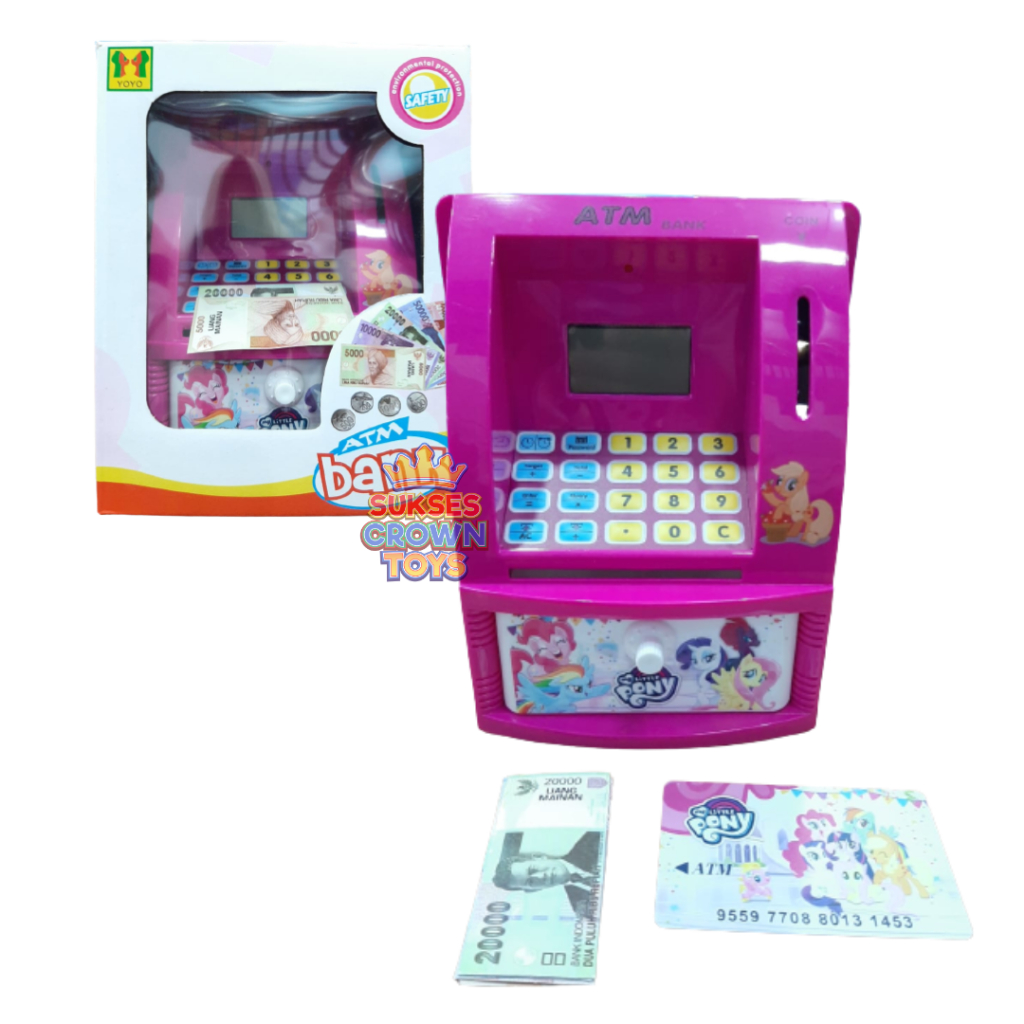 Mainan Anak ATM Celengan / Celengan ATM menabung / Tabungan ATM