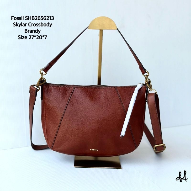 FOSSIL SKYLAR CROSSBODY BRANDY BROWN