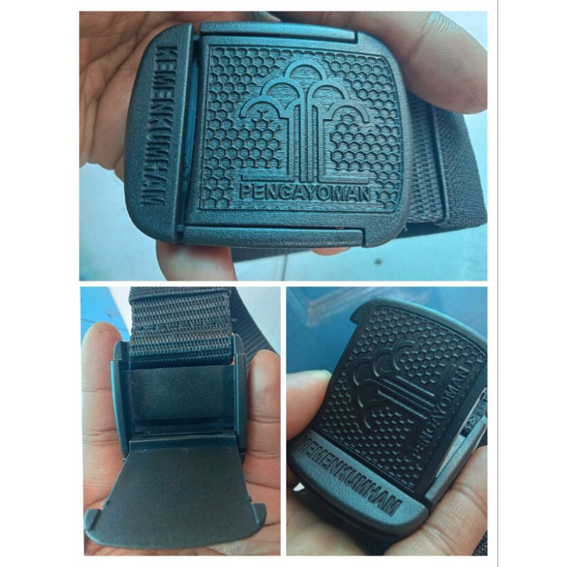 SABUK KEMENKUMHAM PENGAYOMAN TERBARU LOGO LASER 3D
