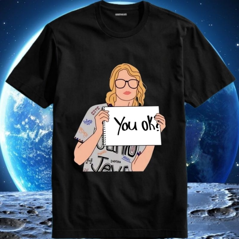 Baju Kaos Tshirt T Shirt Pria Laki Cowok Cewek Perempuan Unisex Singer Taylor Swift Swif You Belong 