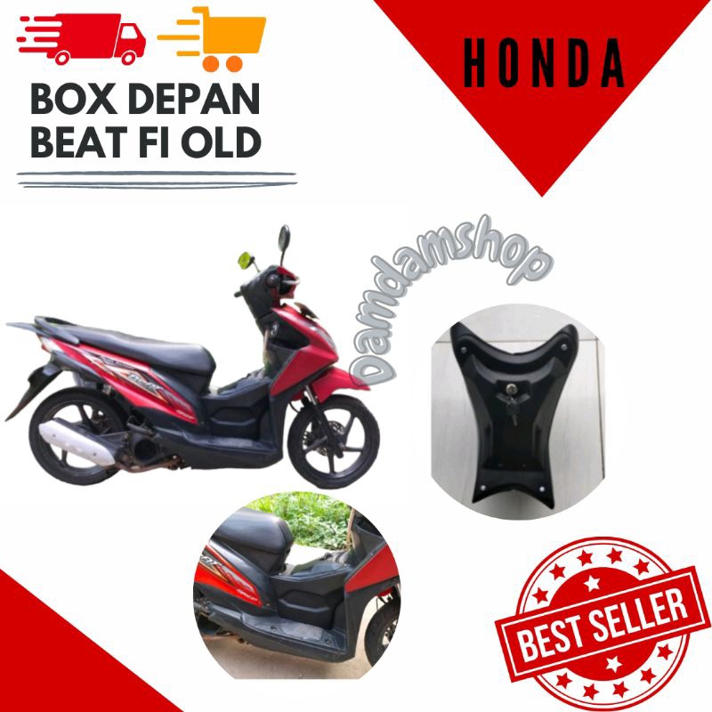 BOX DEPAN BEAT FI OLD KARBU 2013 - 2014 AKSESORIS BEAT