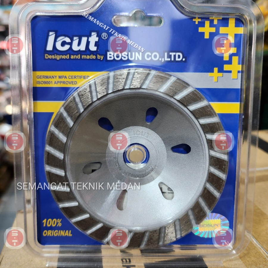 F1CW DIAMOND CUP WHEEL GRINDING CUP MATA GERINDA 4" BOSUN ICUT F1 CW