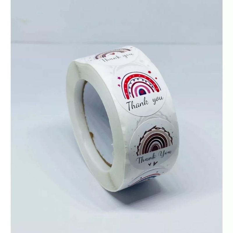 

500 pcs Stiker Label Thank You For You/sticker rol