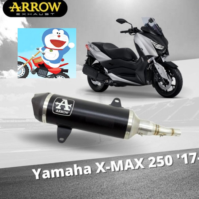 Knalpot arrow XMAX 250 slip on original exhaust YAMAHA xmax250 dr