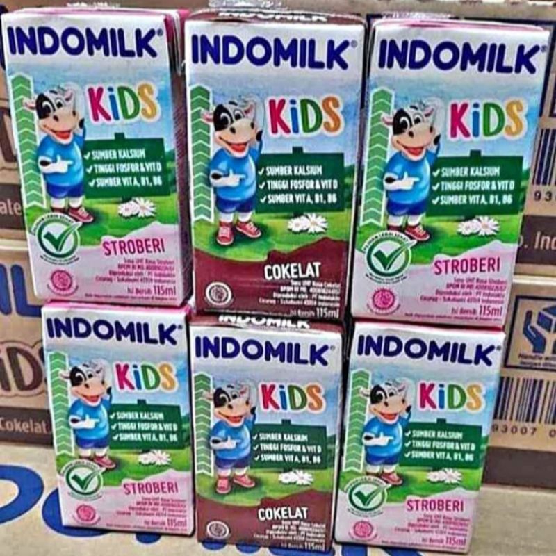 

Susu Indomilk 115ml bundling 8pcs. rasa random.