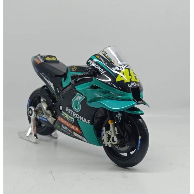 Maisto 1/18 Custom MotoGP 2021 Yamaha YZR-M1 Valentino Rossi 46