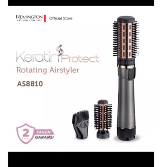 Remington Sisir Angin Keratin Protect Rotating Air AS8810 Preloved