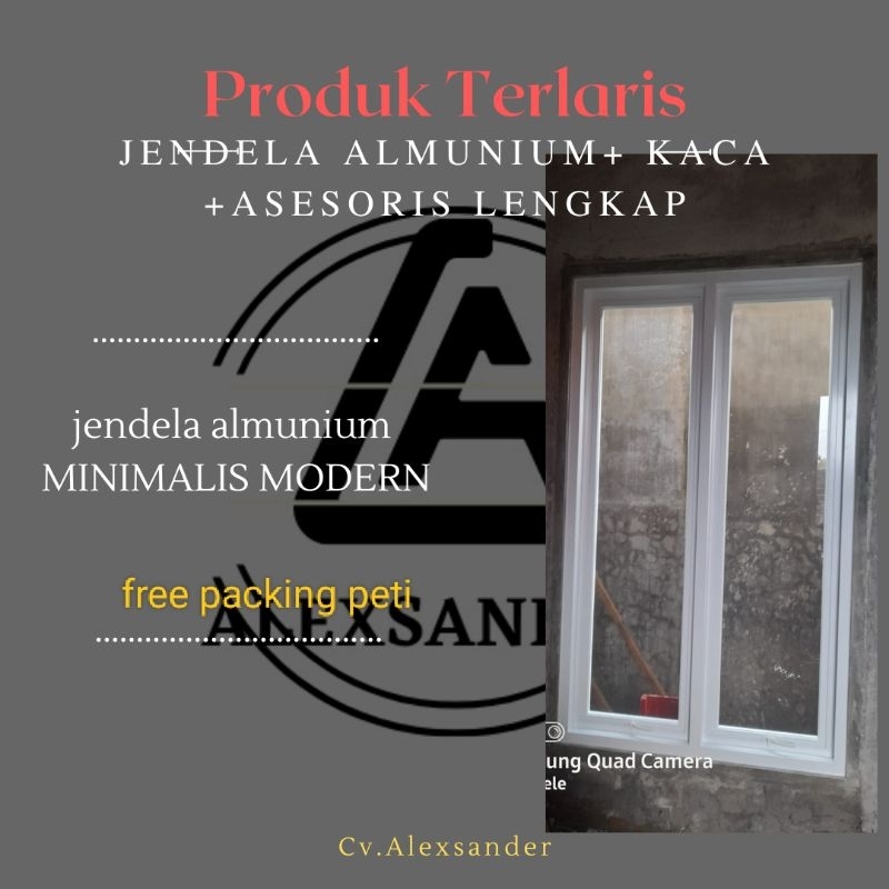 jendela almunium plus kusen