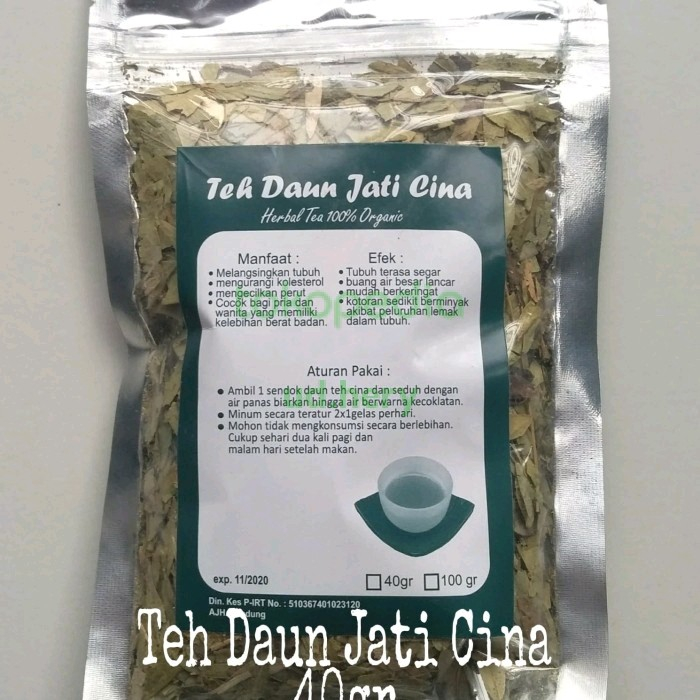 

TEH DAUN JATI CINA 40 GRAM 100% ORGANIC
