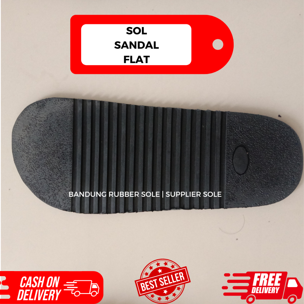 Outsole Karet Sandal Sepatu Pria Sol Alas Sandal Puyuh Sol Sandal Casual Sol Sandal Jepit Anti Slip 