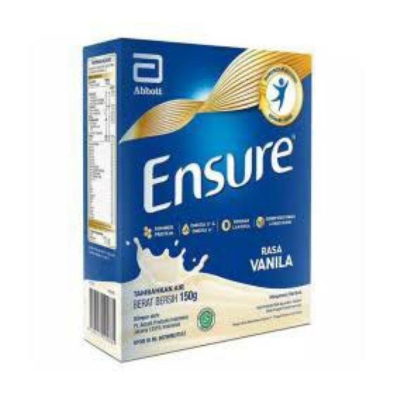 

SUSU ENSURE 150GR 150 GR RASA VANILA ABBOTT 400GR 400 GR DEWASA ORANG TUA PENAMBAH BERAT BADAN ABBOT M