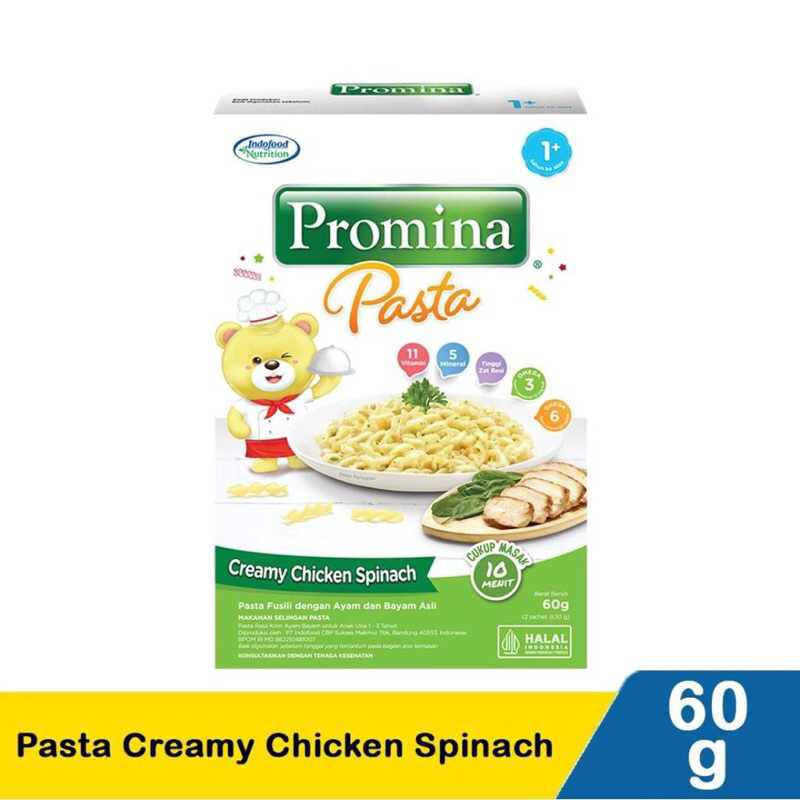 promina pasta creamy chicken spinach