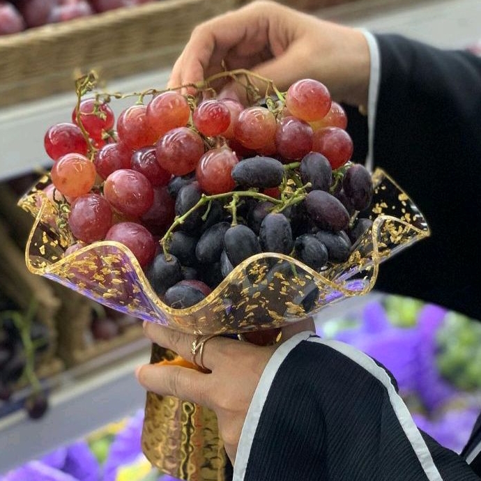 TEMPAT BUAH ACRYLIC ( WAJIB PETI KAYU)