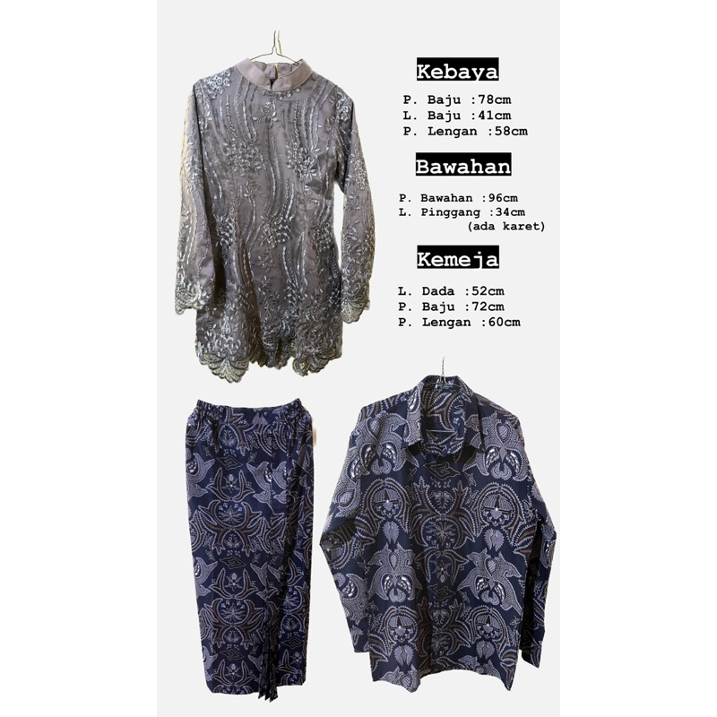 kebaya lamaran/dress lamaran/batik lamaran/baju couple