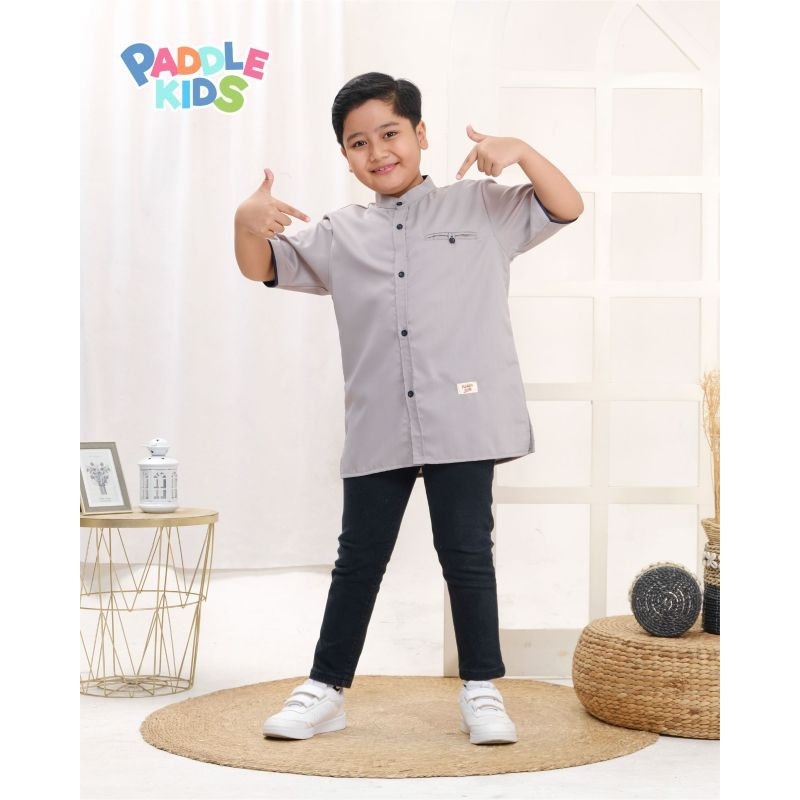Kemko Yunazaf By PaddleKids || Kemko Toyobo Anak || Kemeja Koko anak tanggung