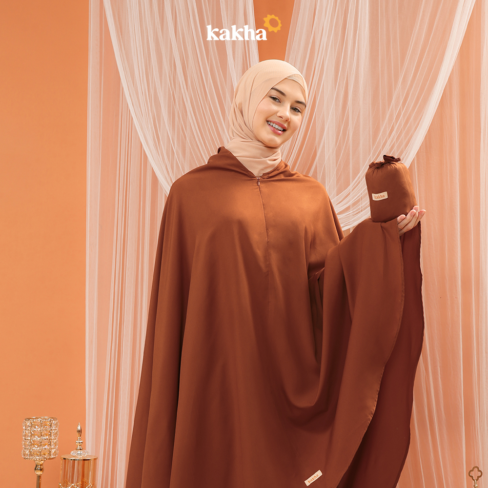 KAKHA - Mukena Travel / mukenah travel / mukena parasut korea / mukena silk / mukena mini